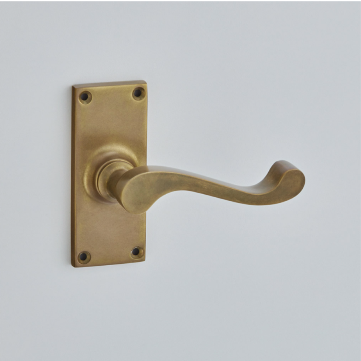 Victorian Lever Latch Curved Handle Interior Door Handle 100mm L
