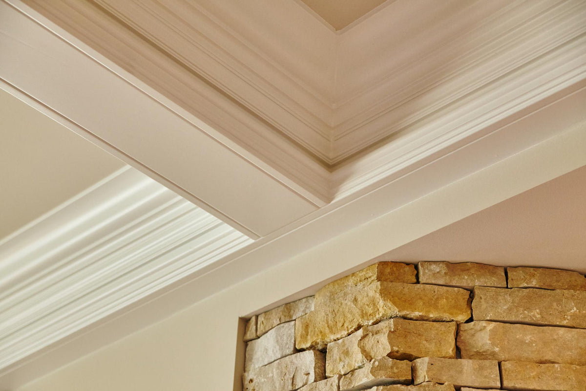 Rustic Ceiling Coving Decorative Coving for Standard Height Ceilings – The Library Ladder Company