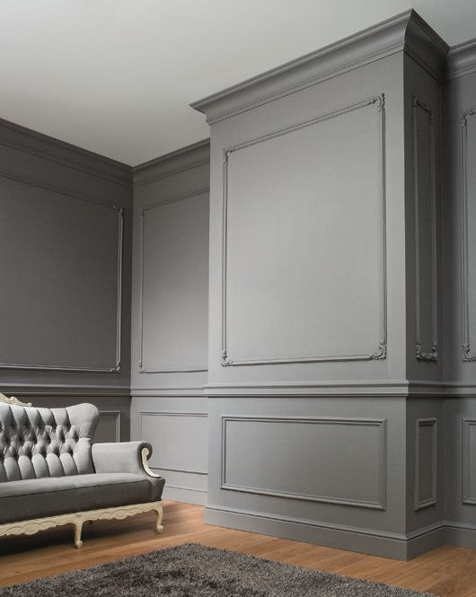 How to use wall mouldings to create a panelled wall