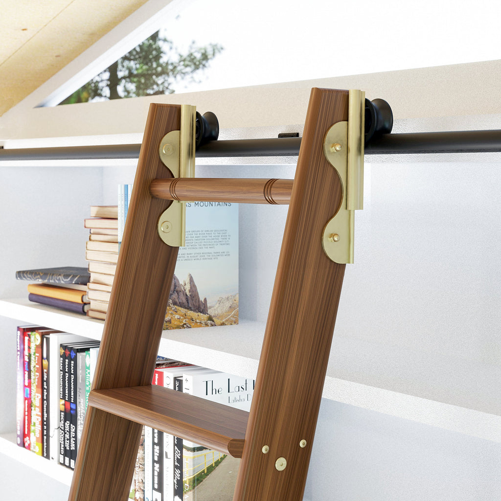 Making the Most of Your Space with a Rolling Library Ladder