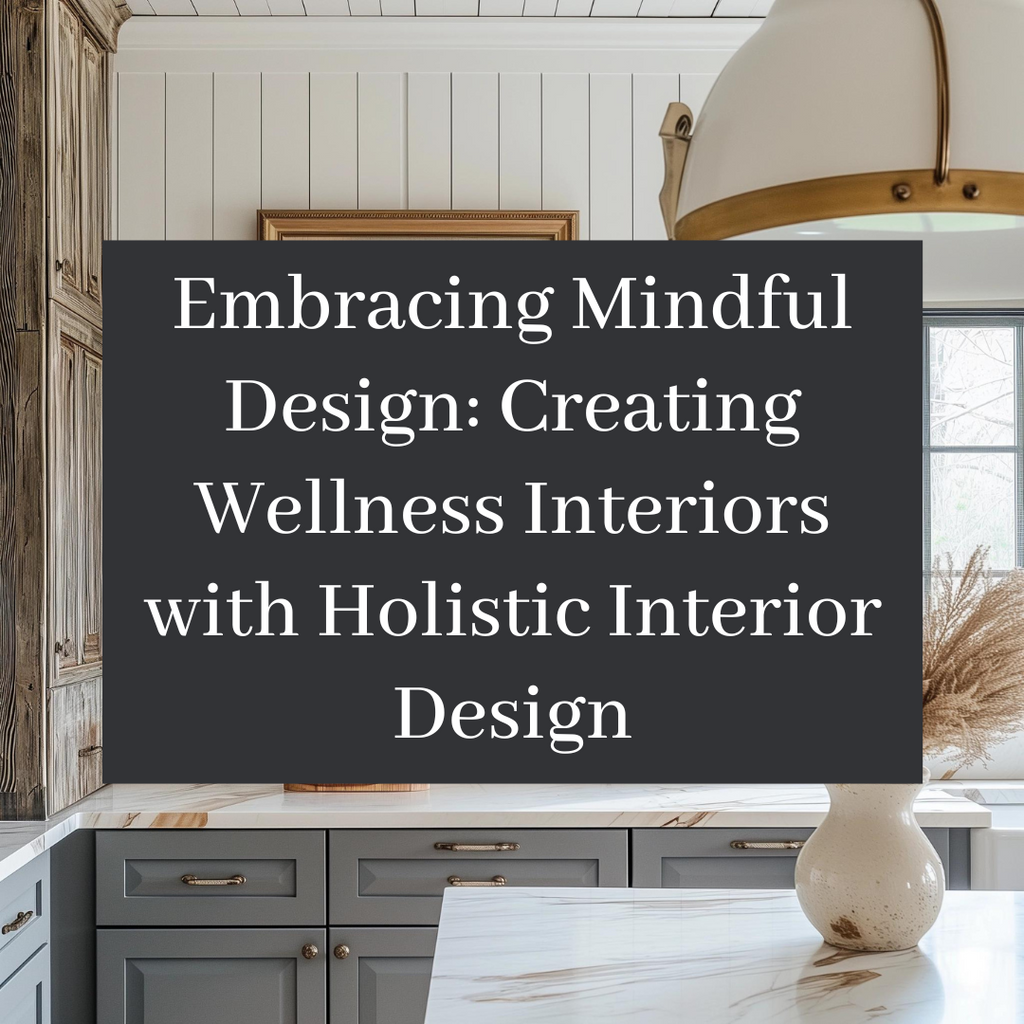 Embracing Mindful Design: Creating Wellness Interiors with Holistic Interior Design