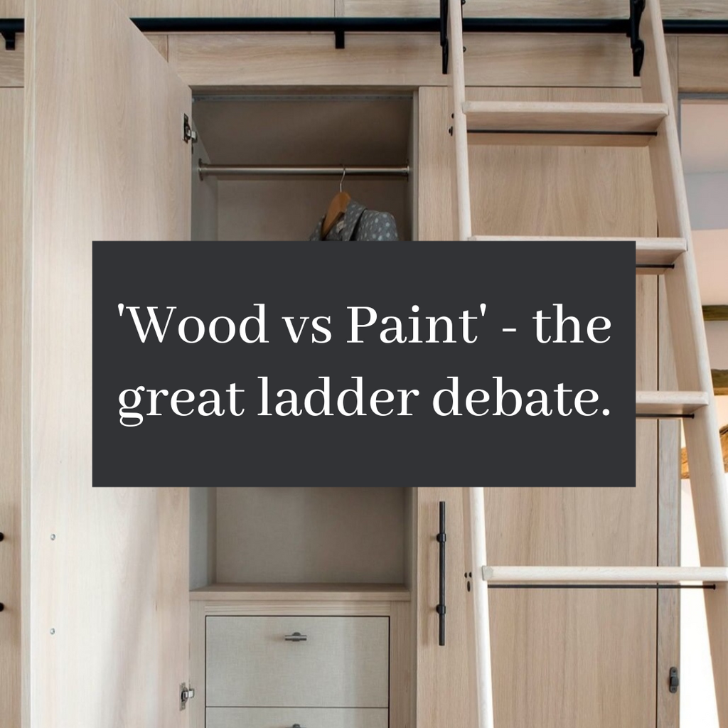 'Wood vs Paint' - the great ladder debate.