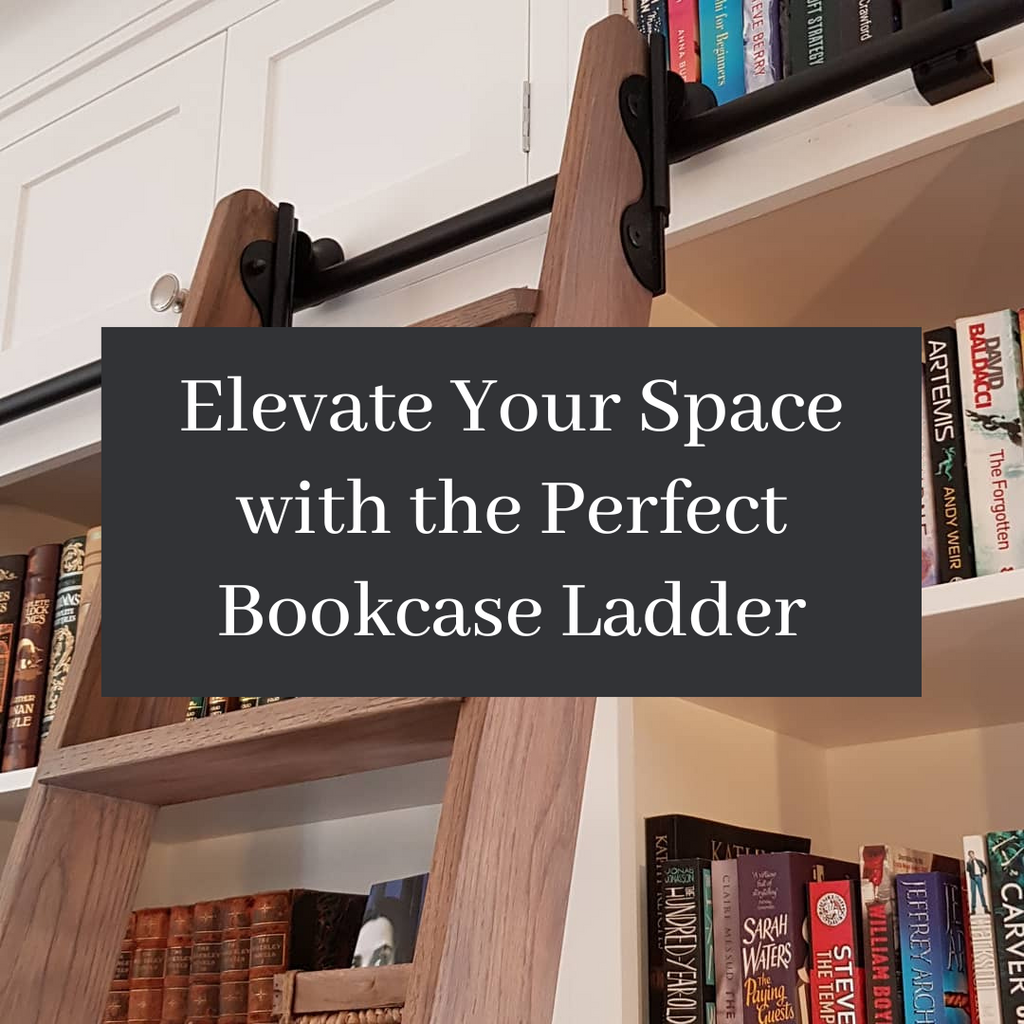 Elevate Your Space with the Perfect Bookcase Ladder with Ladder and Rail system