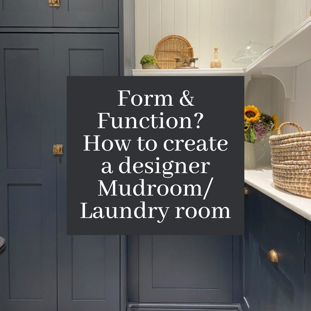 Form & Function?  How to create a designer Mudroom/Laundry room