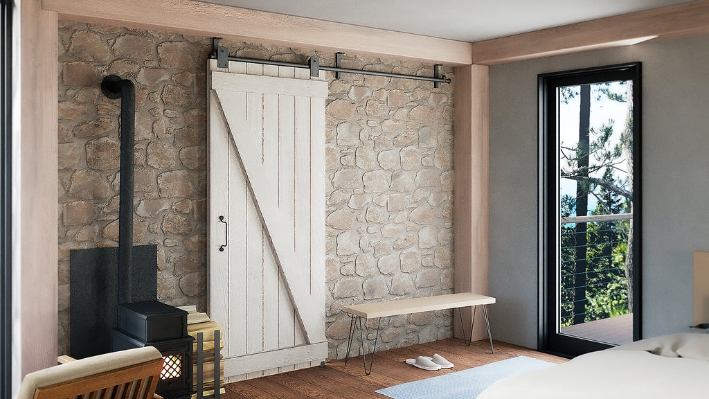 What is the history of the sliding barn door?