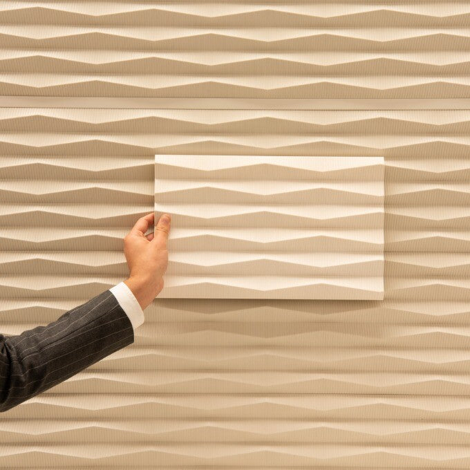 3D Linear Wall Panelling