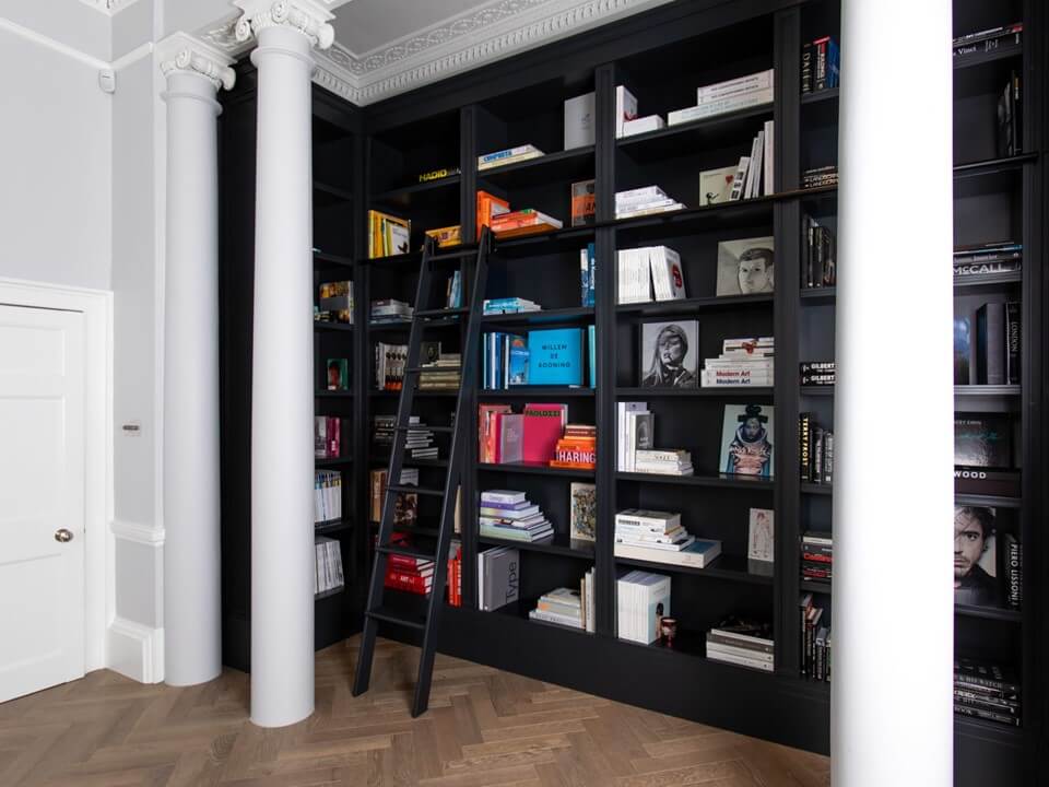 Library Ladder Design Gallery of Ladders | Rolling & Library Ladders in Interiors – The ...