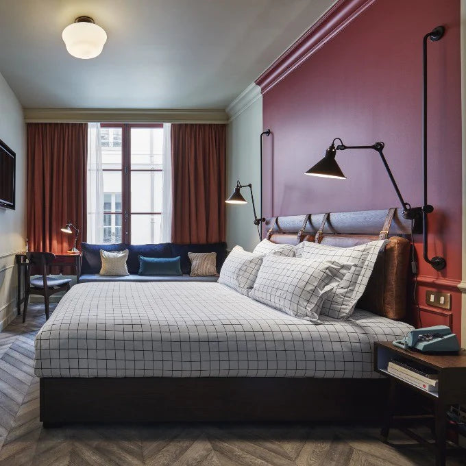 Red Hotel Room 