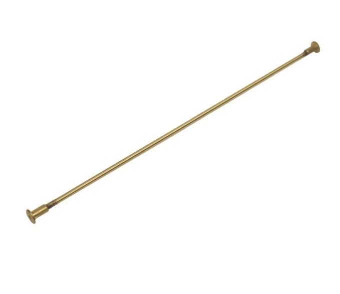 Ladder Step Support Rod | Brushed Brass – The Library Ladder Company