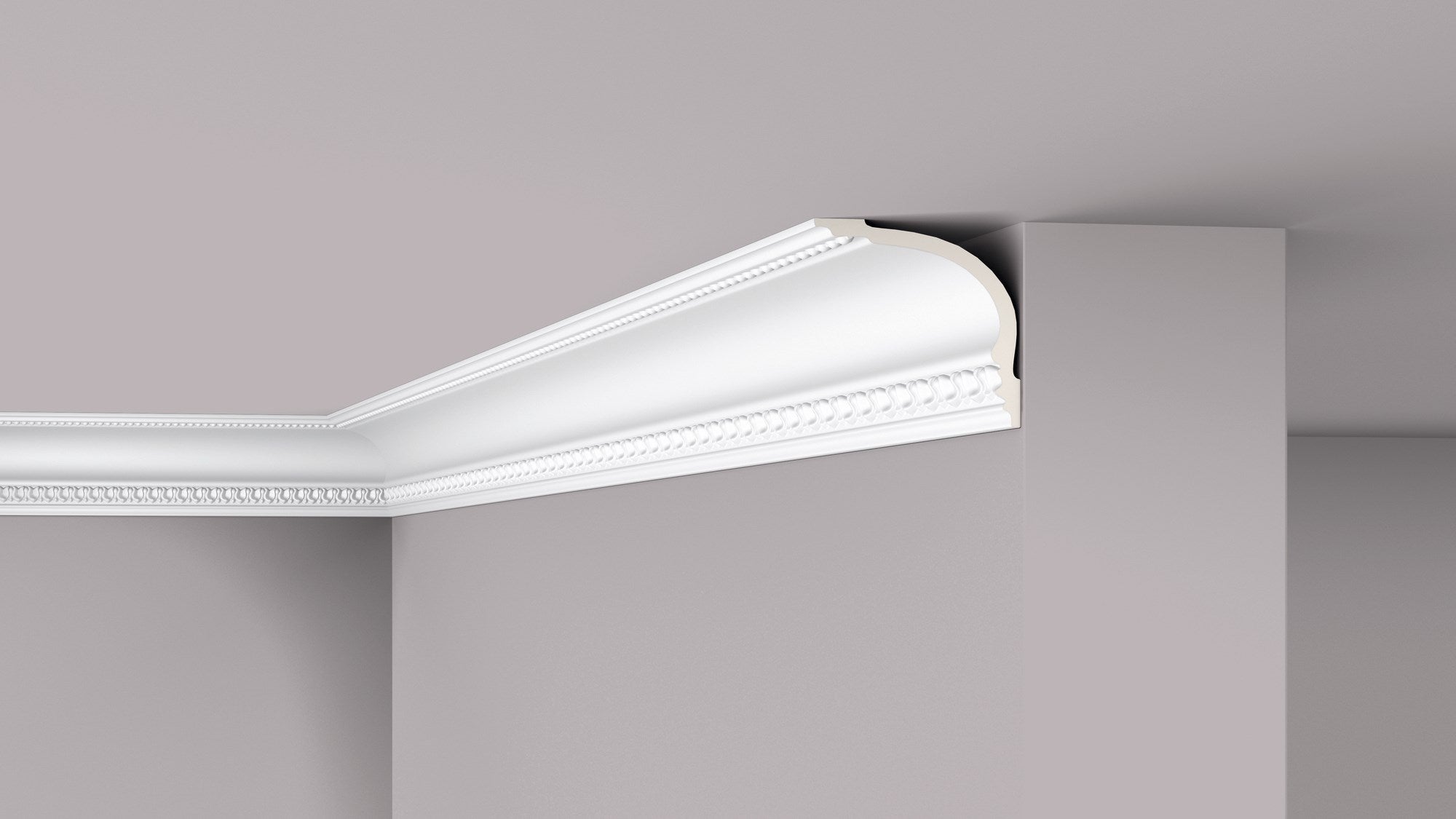 Z6 Studio Polymer Pearl Pattern Traditional Cornice | Durable ...
