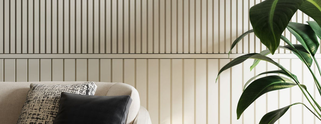 Interior wall panel with a decorative design, adding texture and style to the room. Pre-primed for easy painting in custom colours. Lightweight and easy to install. Perfect for concealing uneven surfaces and adding durability to high-traffic areas. Available in a variety of styles to suit any interior design, from classic to modern.