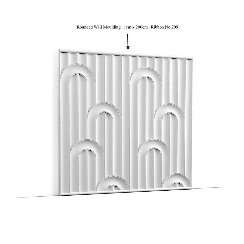 Wall Loop Fluted & Decorative Wall Panel | No.212 Valley Loop | 200cm x 25cm ...
