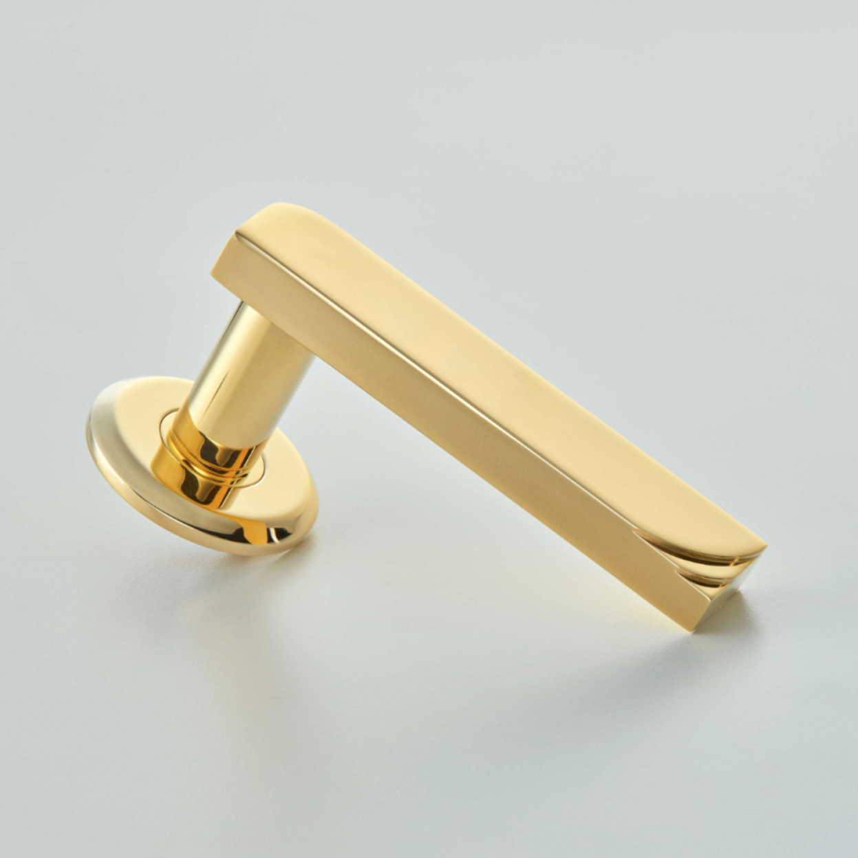 Simpe Handle Simple Art Deco Lever Handle | Geometric Design | Interior Door Handle ...