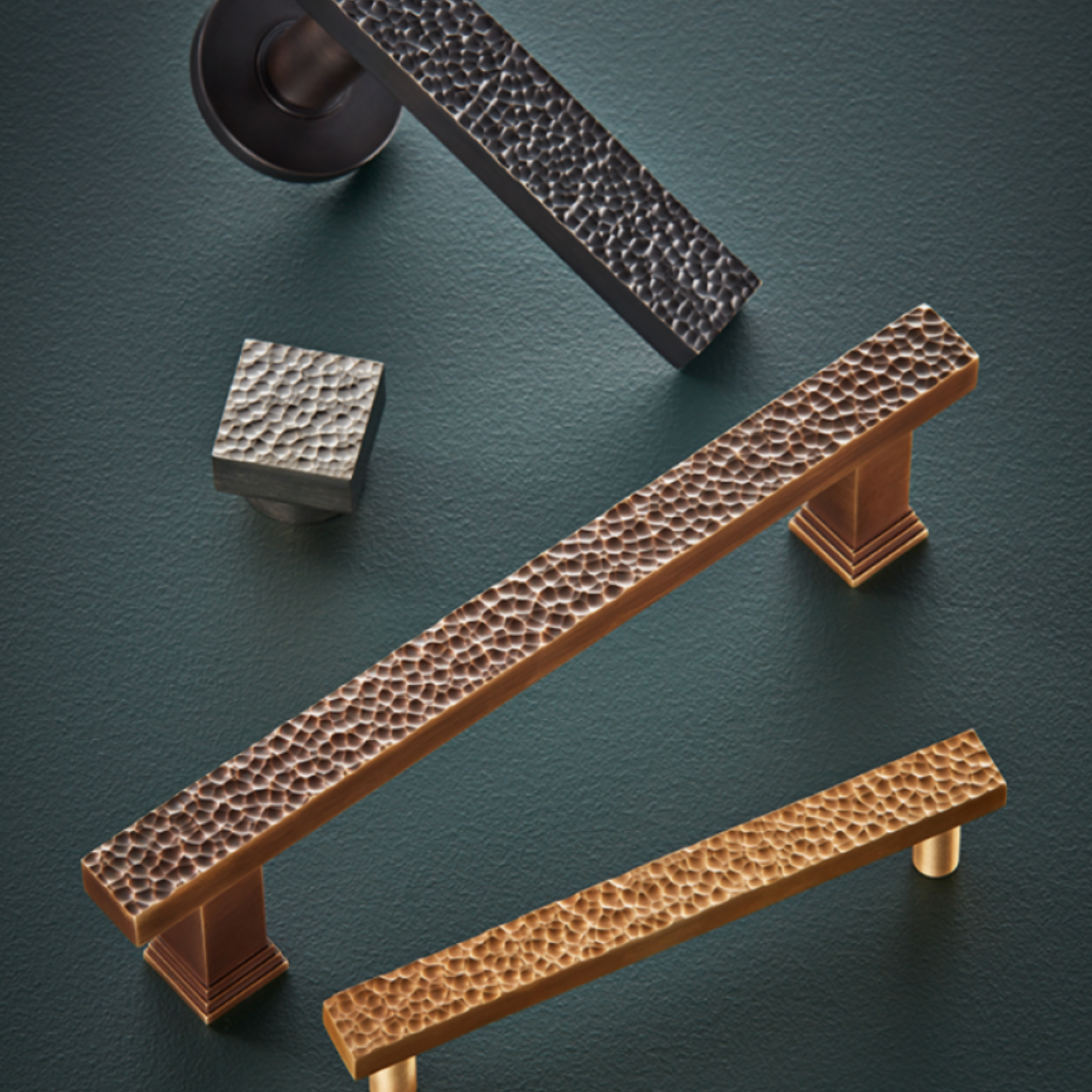 Textured Modern Cabinet Handle | Hammered Pattern | Kitchen & Wardrobe ...